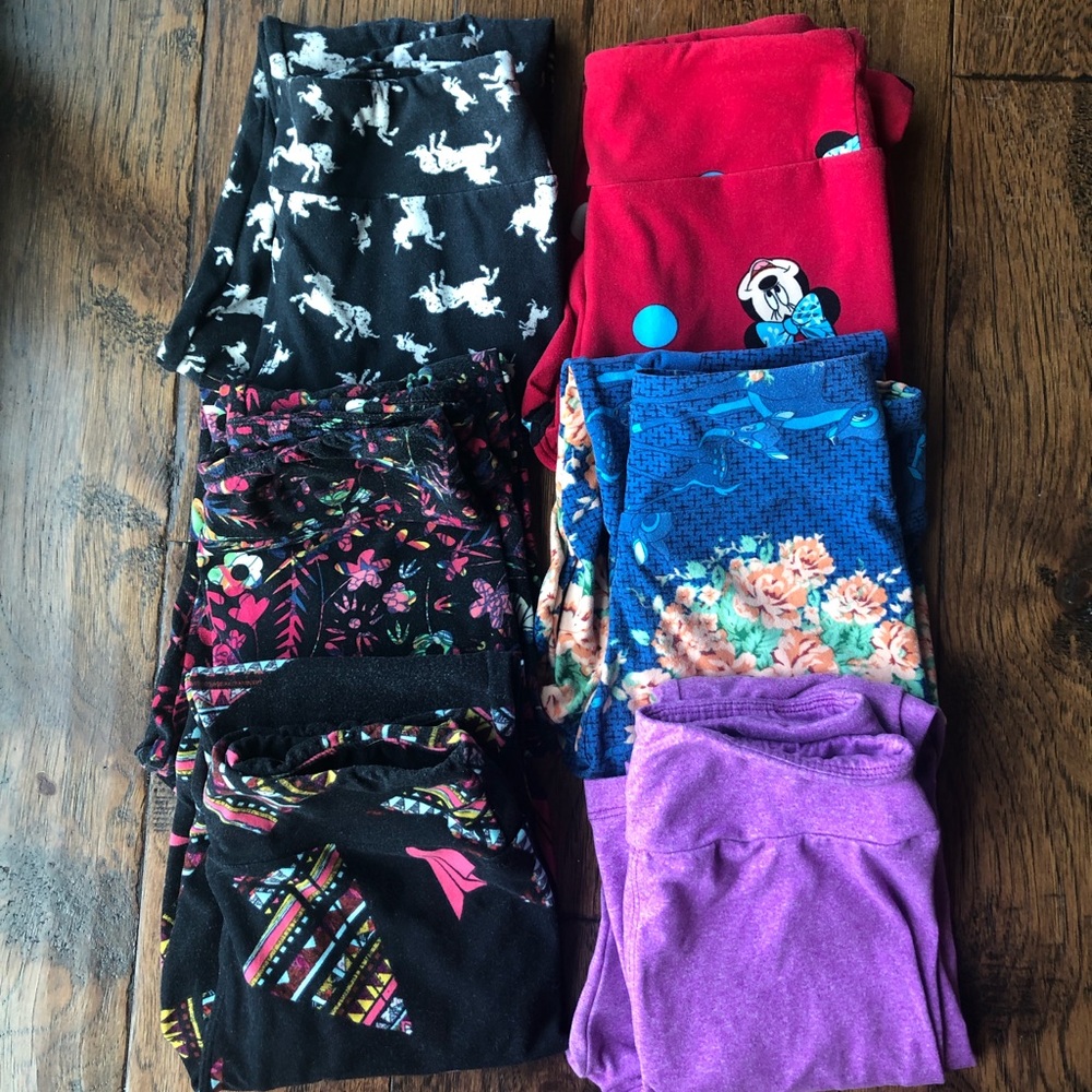 6 Pack of LulaRoe Tween Leggings